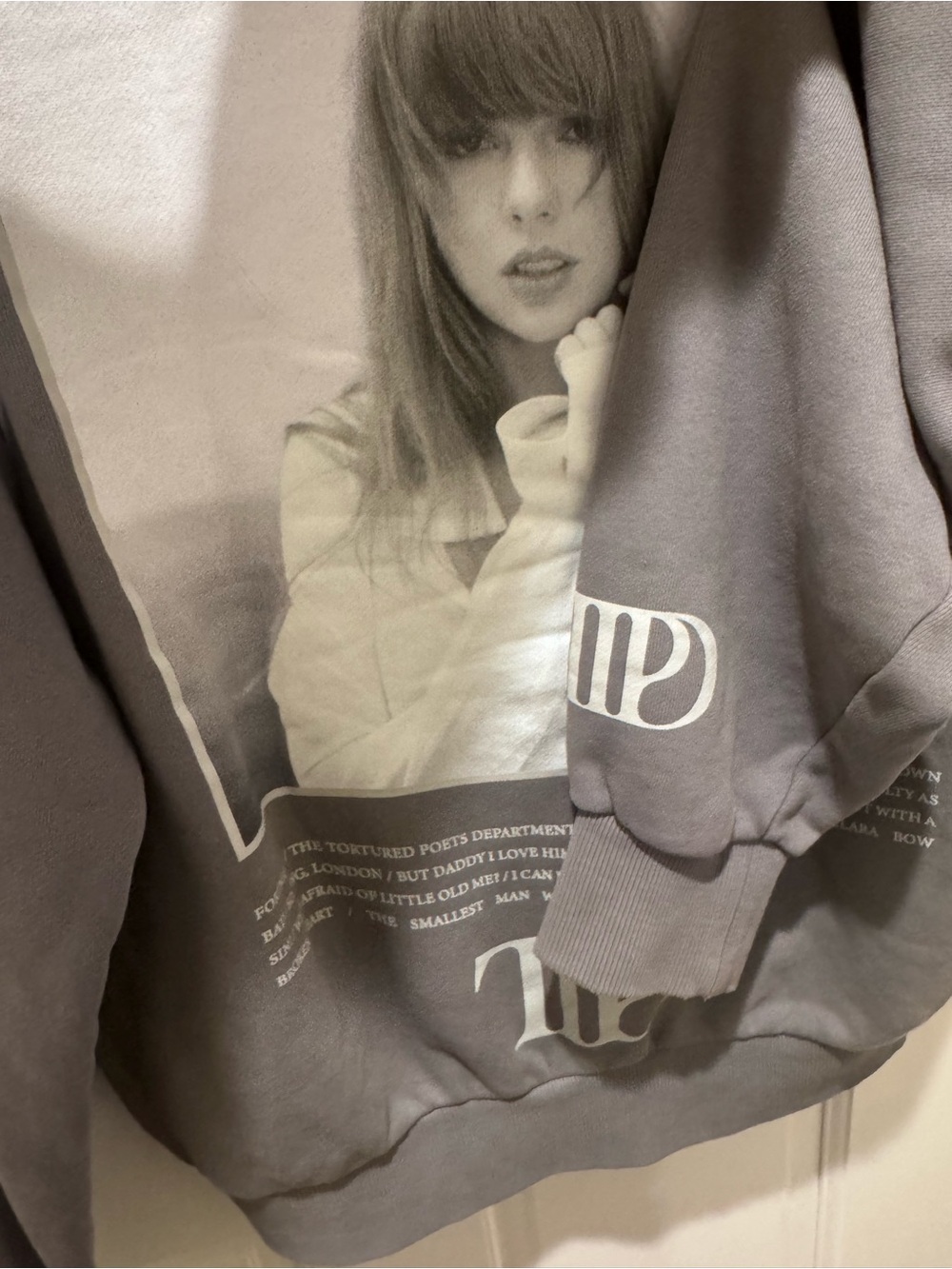 Taylor Swift Tortured Poet’s Department Hoodie - Picture 6 of 7